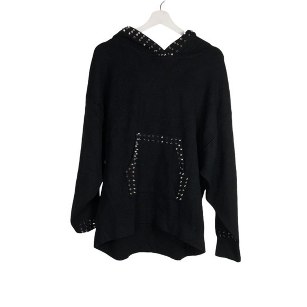 Zara Black Sweater with Silver Accents